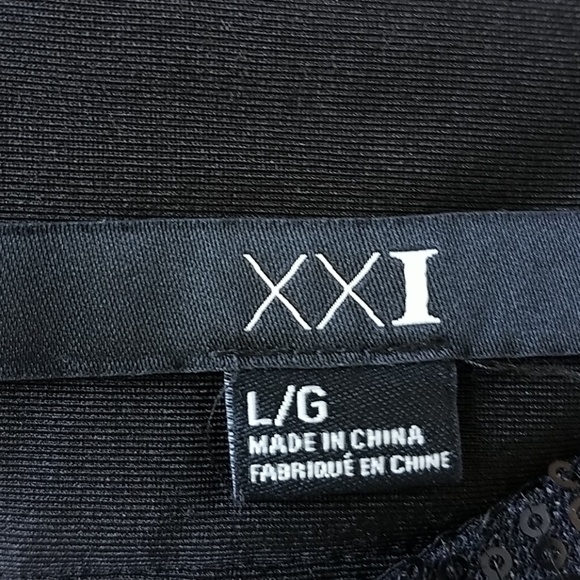 Forever 21 Black Sequined Miniskirt - Picture 7 of 8